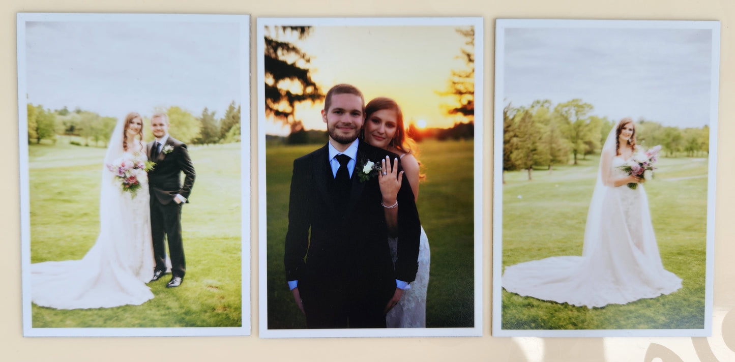 2.5"x3.75" Custom Vinyl Rectangle Magnets - Set of 8