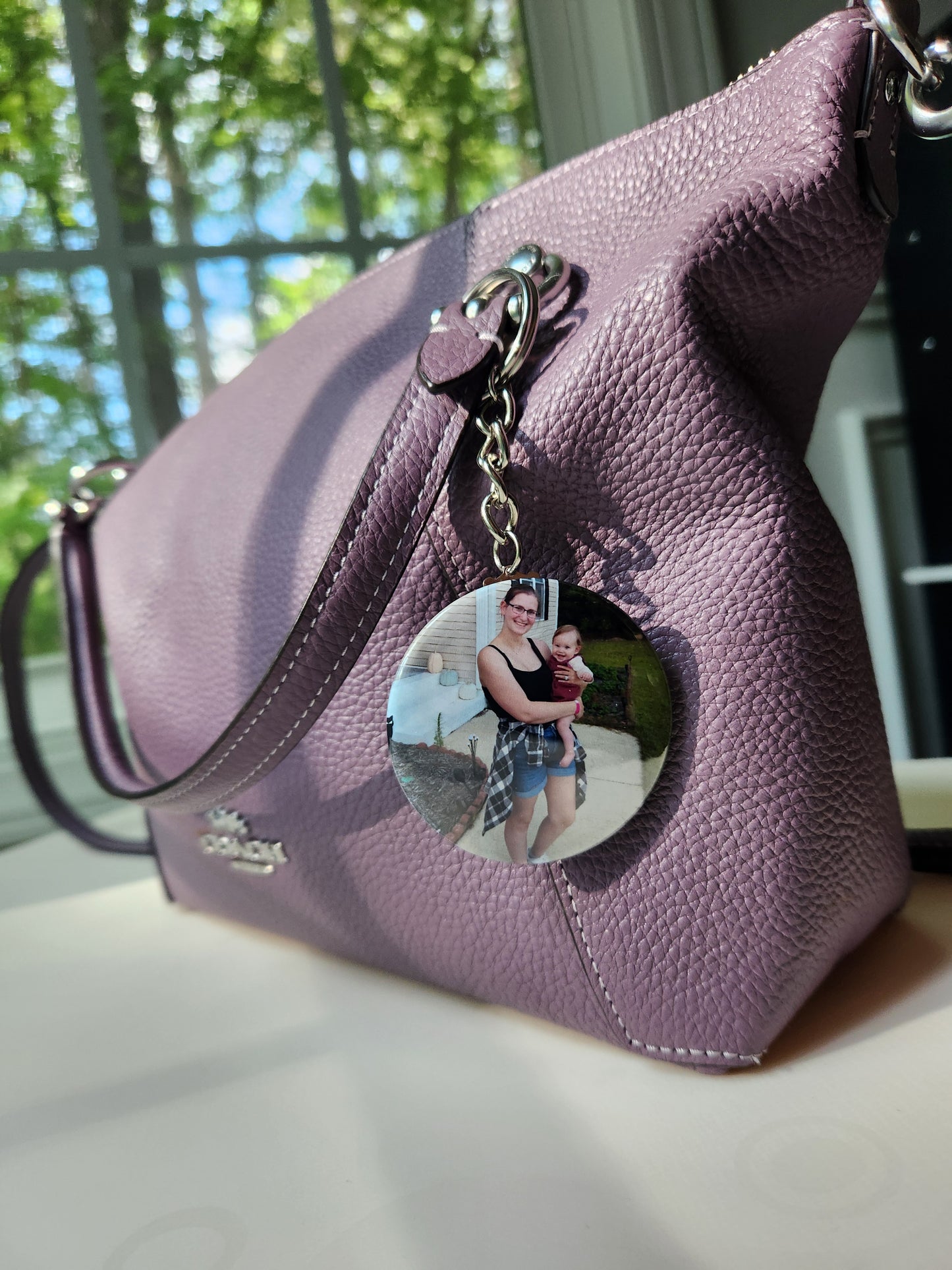 2.25" Custom Circle Keychains - Set of 3