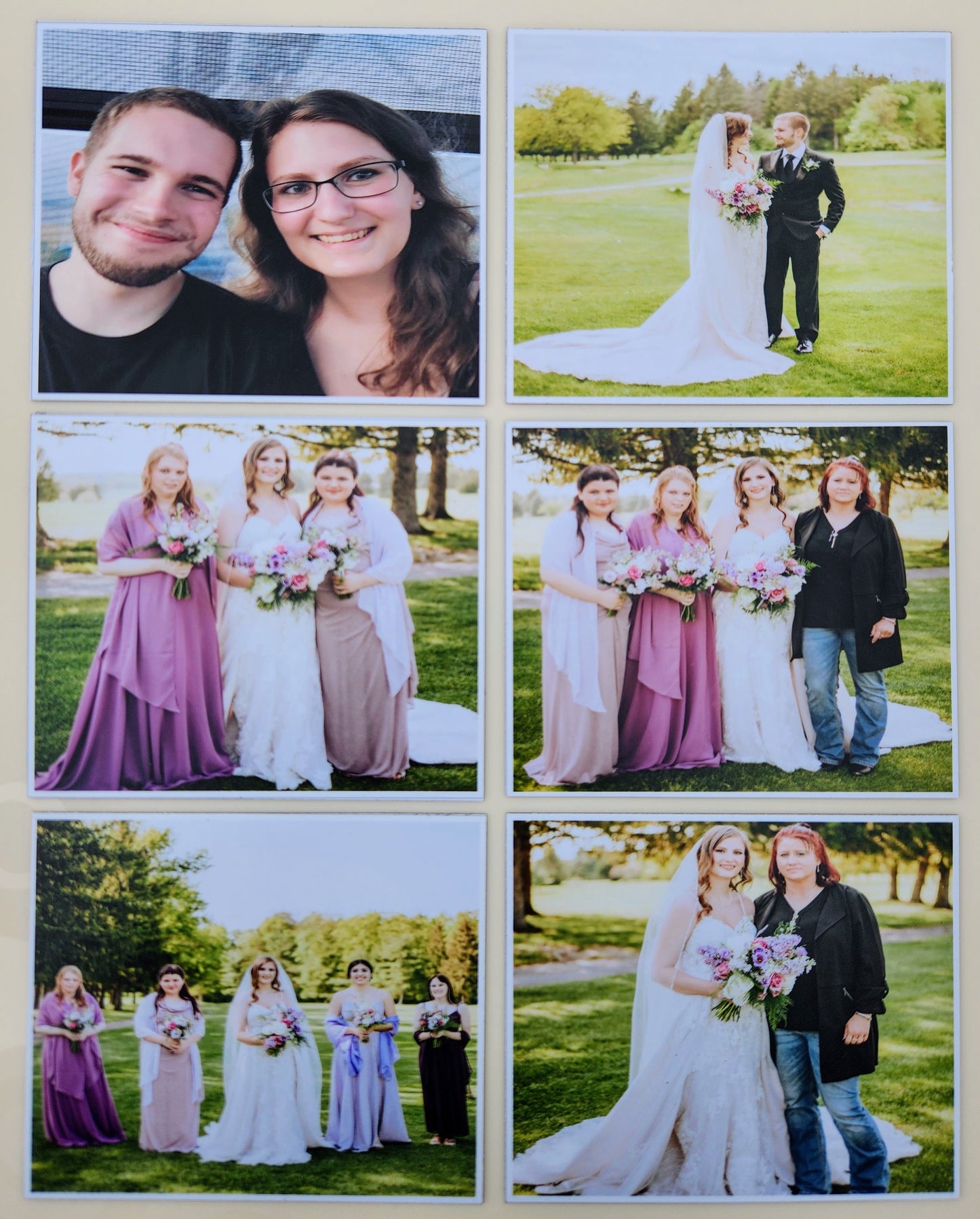 3.75"x3.125"  Custom Vinyl Rectangle Magnets - Set of 6