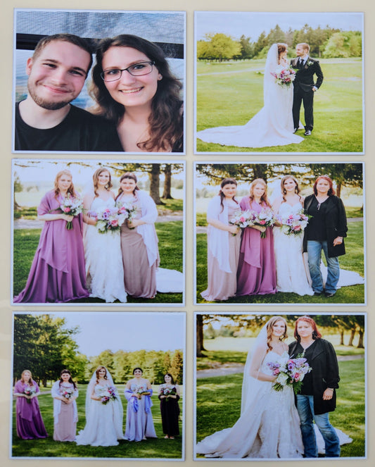 3.75"x3.125"  Custom Vinyl Rectangle Magnets - Set of 6